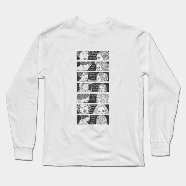 Bellarke - B&W Long Sleeve T-Shirt by CharlottePenn